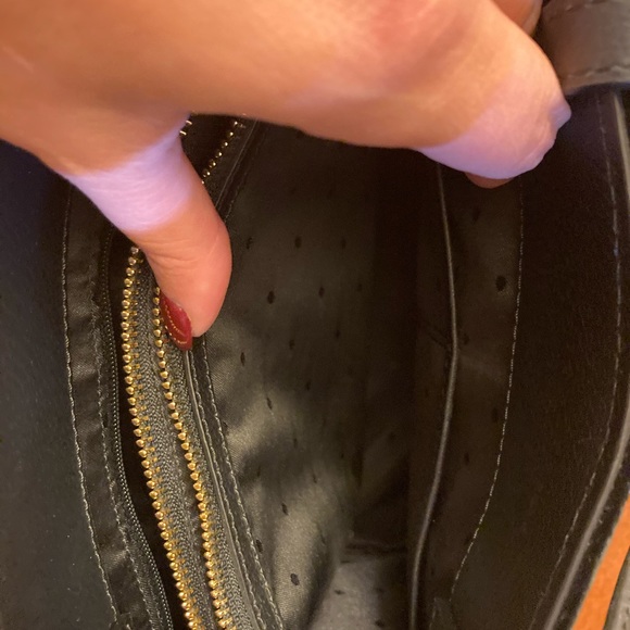 EUC Kate Spade black Thompson Street velvet Sam crossbody purse looks brand new - Picture 11 of 16